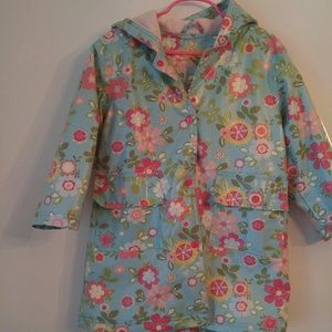 Girls flannel lined raincoat